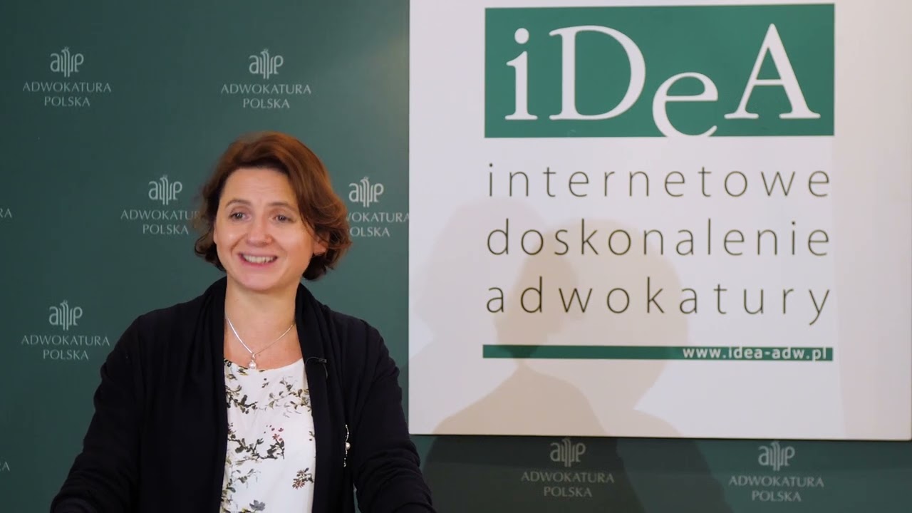 IDeA - adw. prof. UJ. dr hab. Dobrosława Szumiło-Kulczycka cz.1
