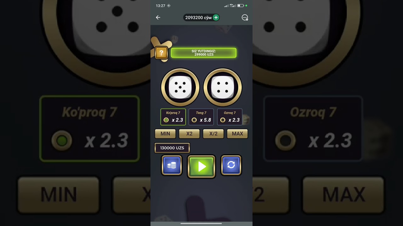 BetWinner games Pod 7 Nad yangi sxema