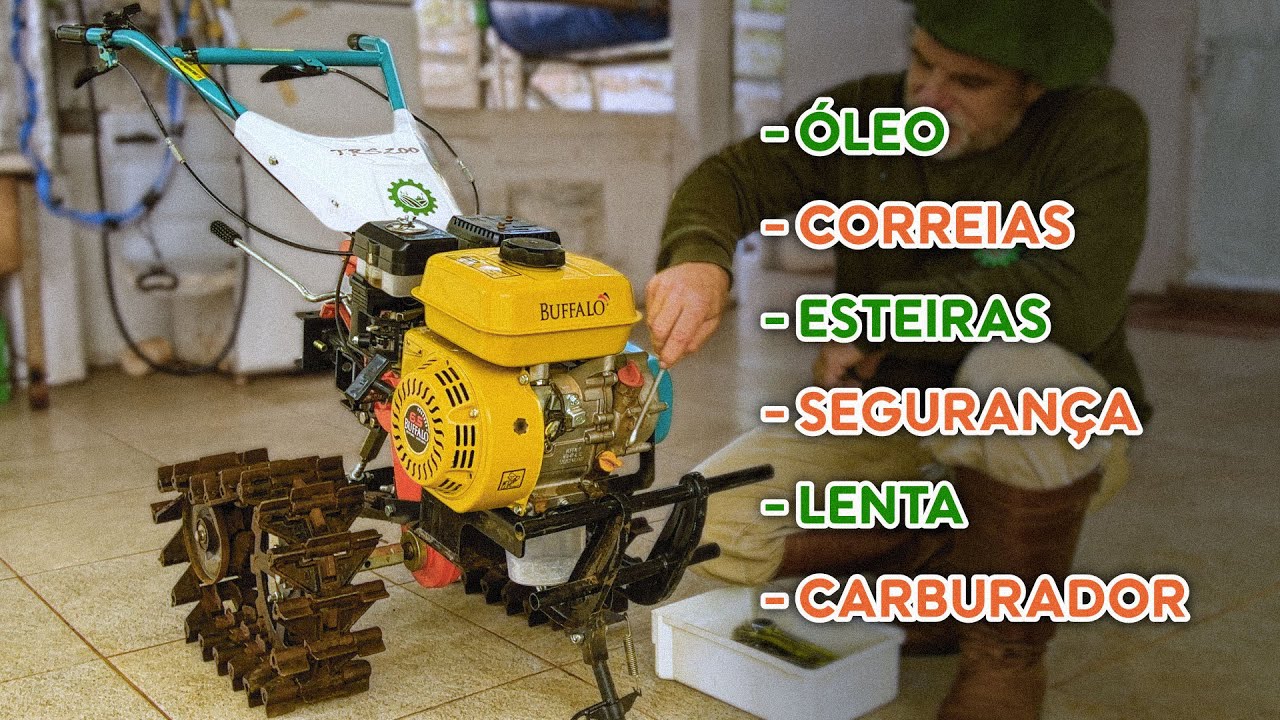 Manutenção básica do tratorito TRS200