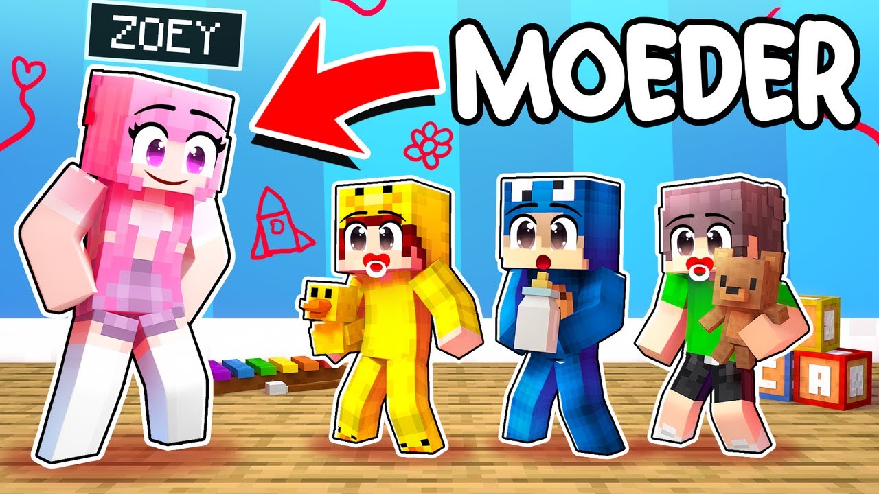 Zoey Werd Een MOEDER In Minecraft!