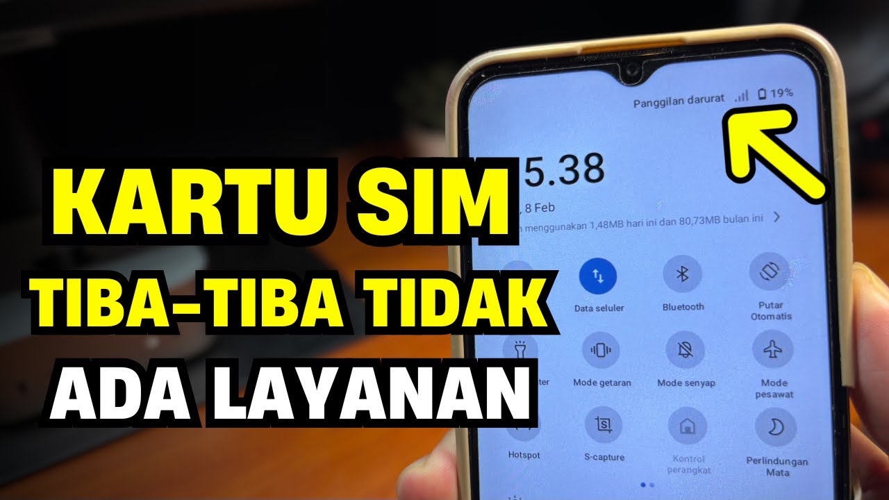 Kartu SIM Tiba-Tiba Tidak Ada Layanan? 100% Sinyal Muncul Lagi