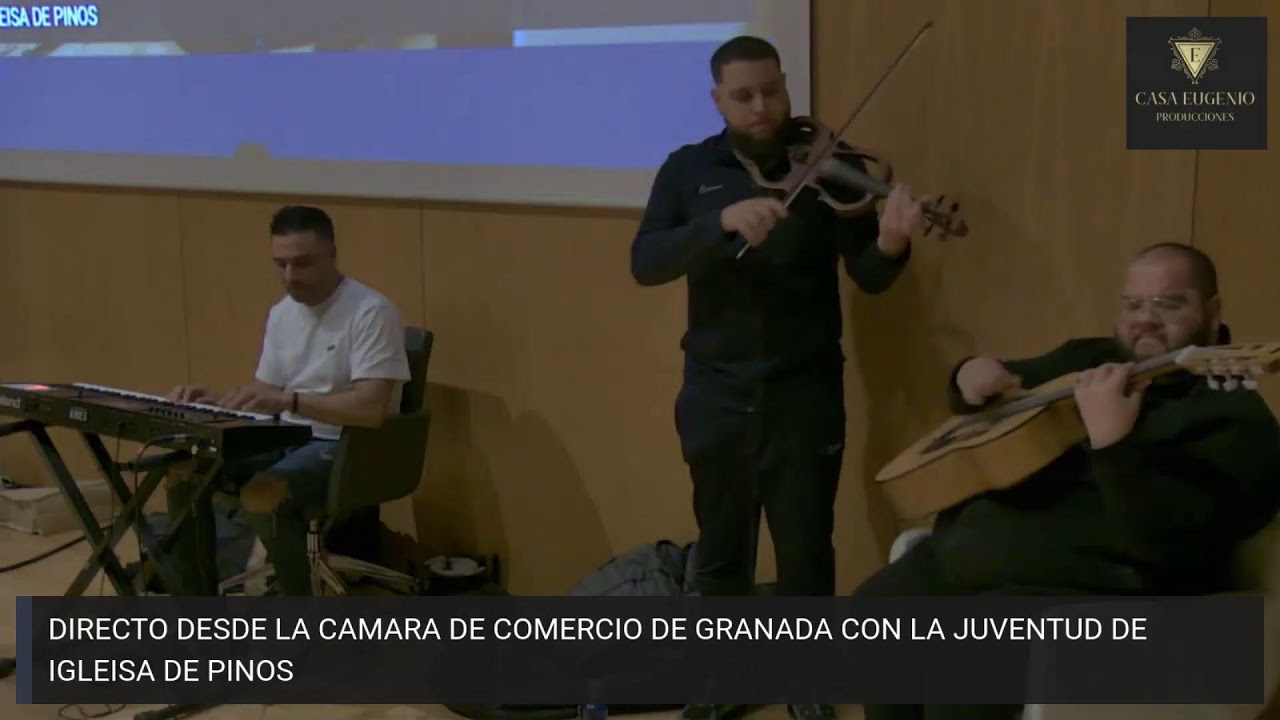 DIRECTO JOSE, JUANI, RAMON Y ARTURO CON JOVENES IGLESIA DE PINOS DE GRANADA