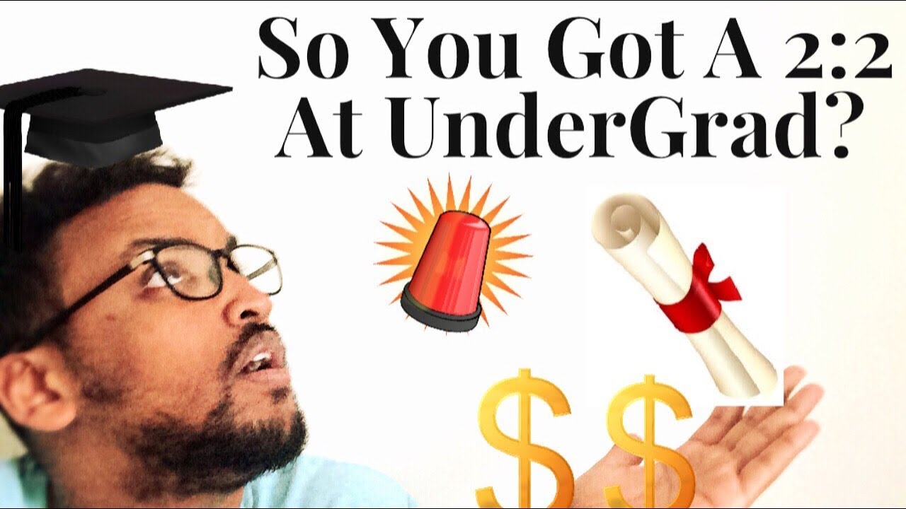 So You Got A 2:2 at Undergrad?
