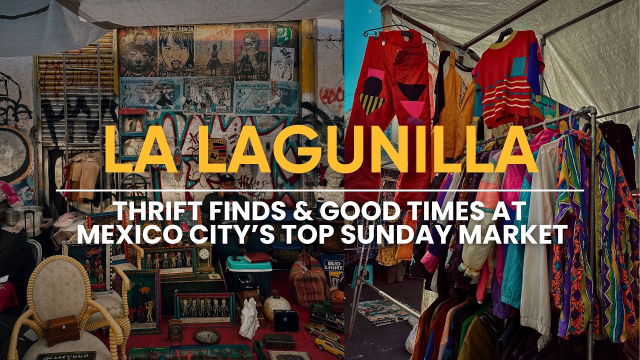 A Day at the Crazy La Lagunilla Sunday Antiques Market | Best Vintage Shopping in Mexico City?