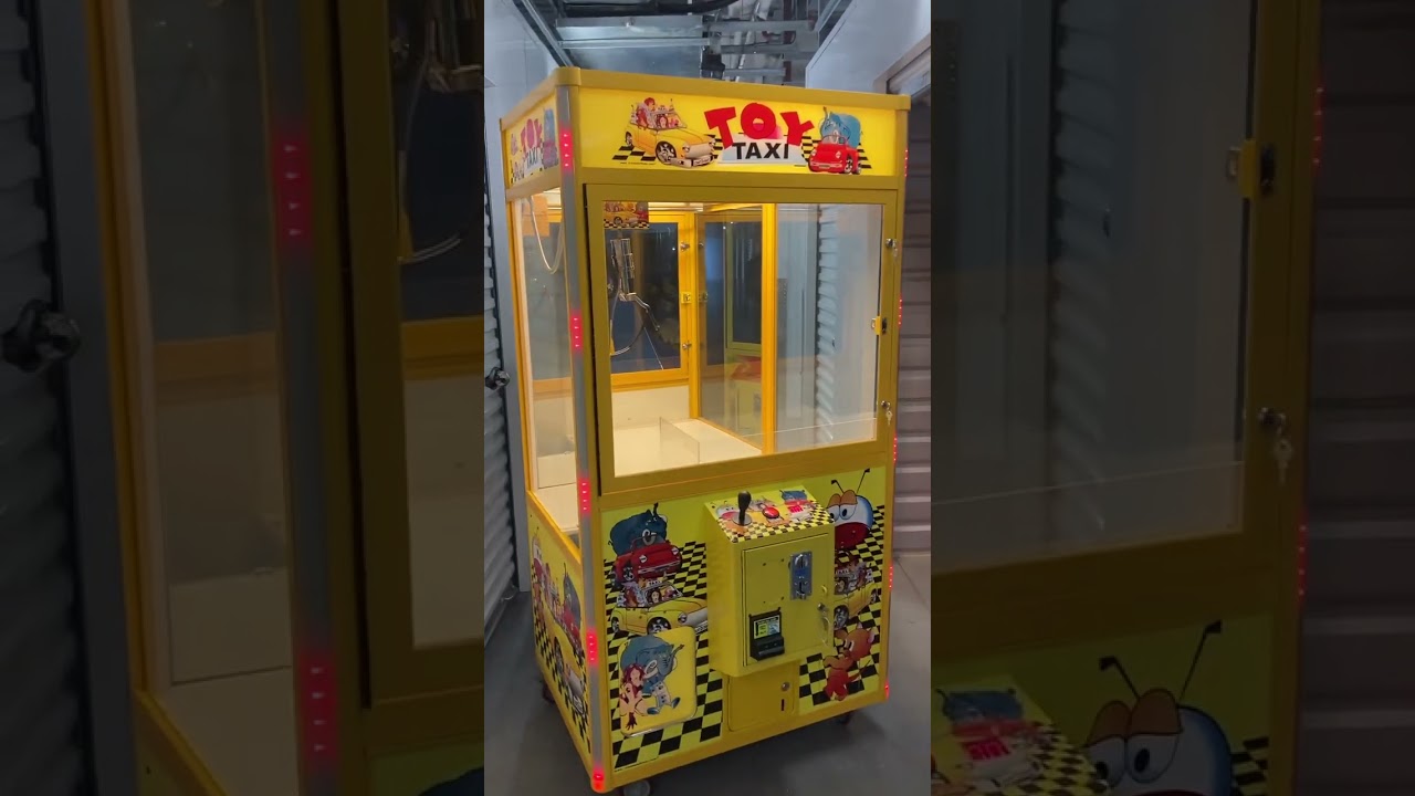 38” Toy Taxi Crane Claw Machine Arcade Game!