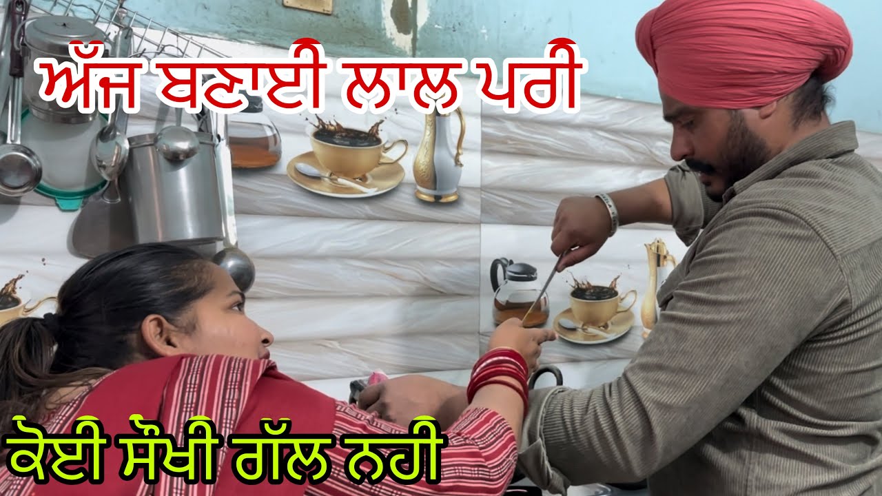 ਸਰਦਾਰ ਜੀ ਨੇ ਬਣਾਈ ਲਾਲ ਪਰੀ ਤੇ ਕਿਹਾ ਗੱਲ ਤਾ ਹੁਣ ਬਣੀ @jasminmahalvlogs7754 