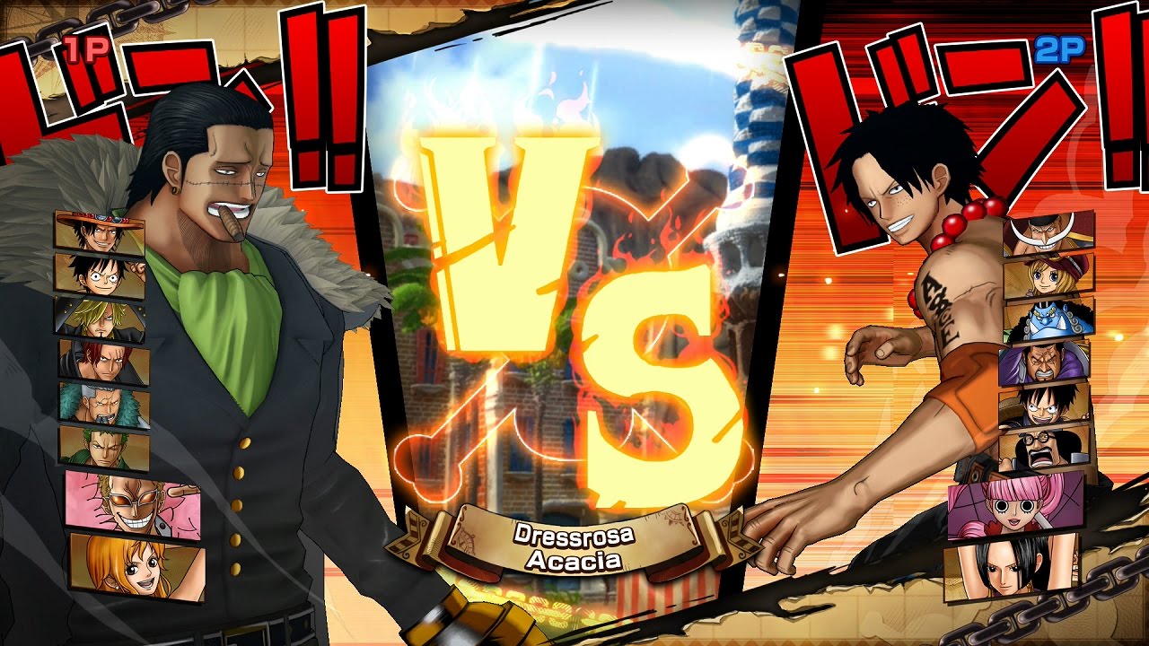 One Piece Burning Blood | 2 Player Gameplay - 9 VS 9 | ALL RANDOM #9