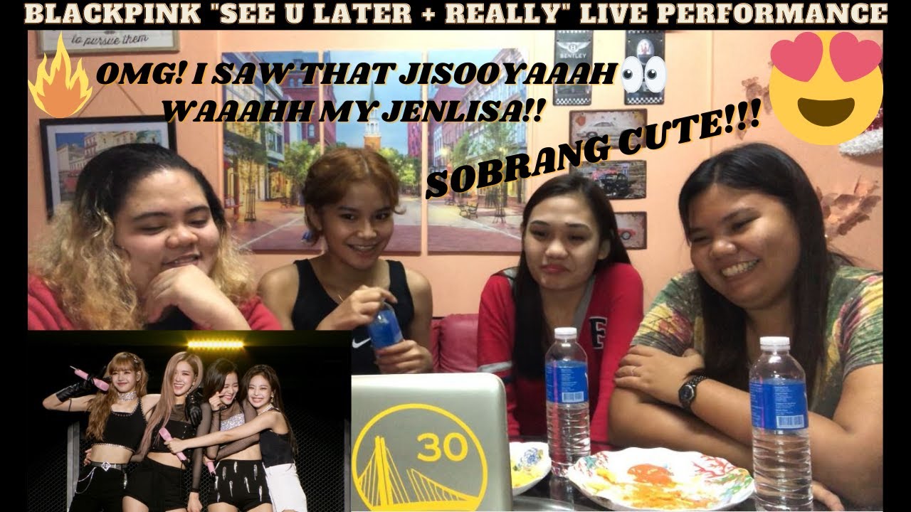 FRIENDS REACT TO BLACKPINK 'SEE U LATER + REALLY' (MAKUHARI MESSE EVENT HALL 2018)