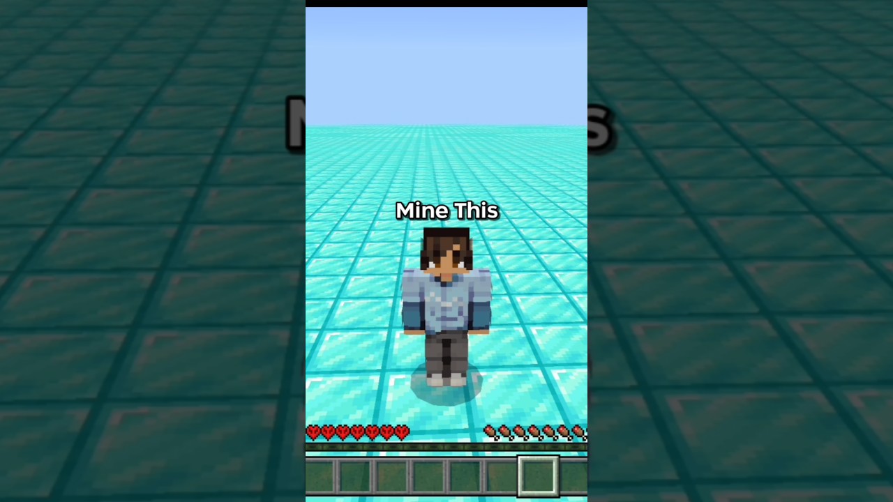 Minecraft But The Whole World Is Diamond 