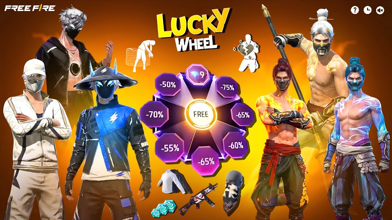 Next Lucky Wheel Event Free Fire 🤯💥| Golden Shade Bundle Return | free fire new event | ff new event