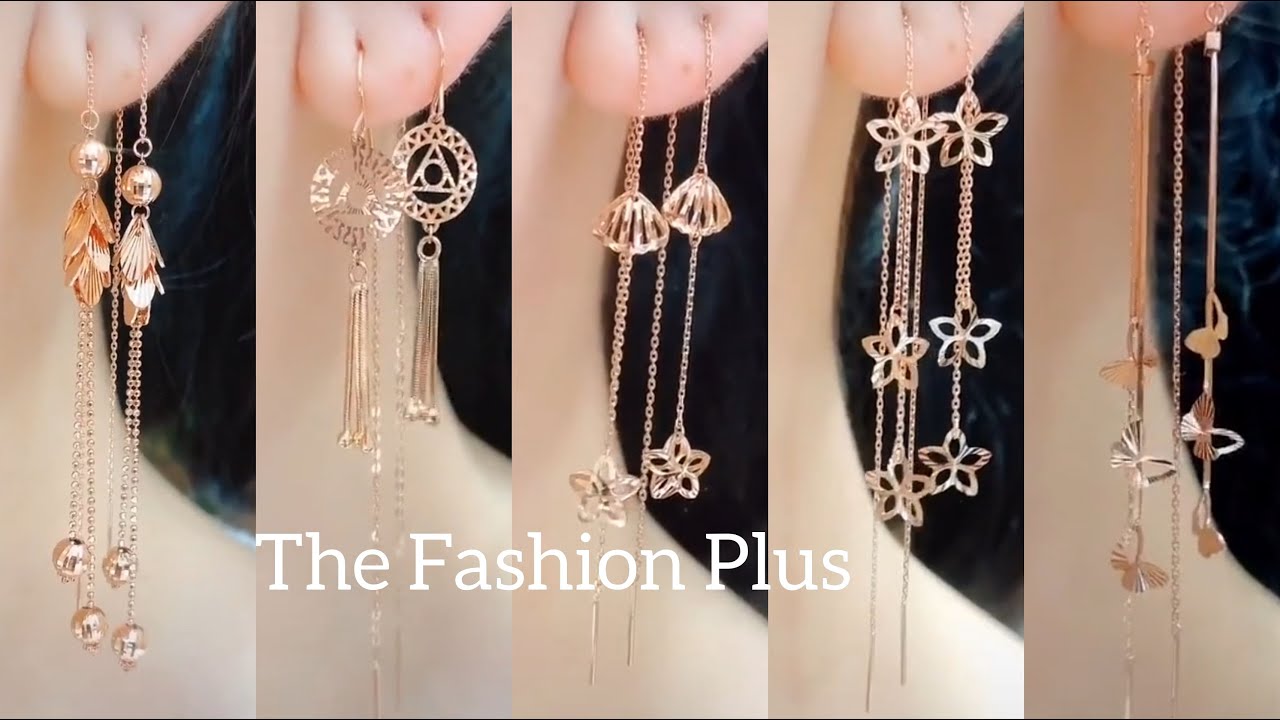 Beautiful Rose Gold #SuiDhaga #earring Designs #thefashionplus