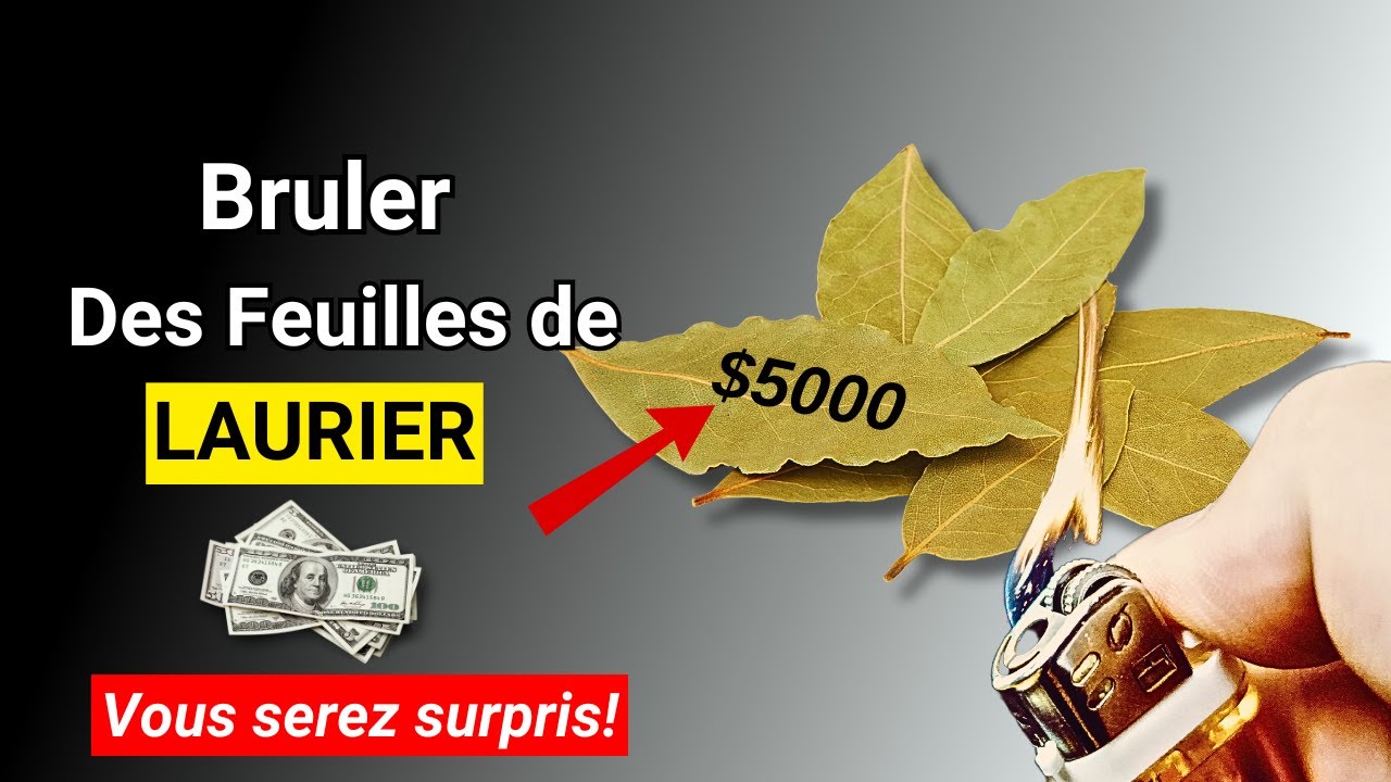 La Meilleure Façon de Brûler des Feuilles de LAURIER | Attirer l'Argent 🤑
