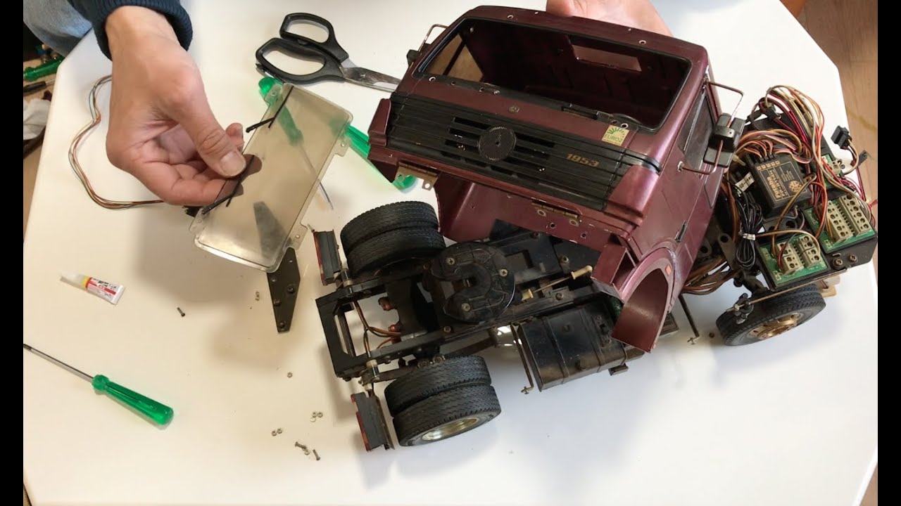 1/14 Rc Truck / Tamiya Mercedes-Benz 1838LS Full Restoration - Part 2