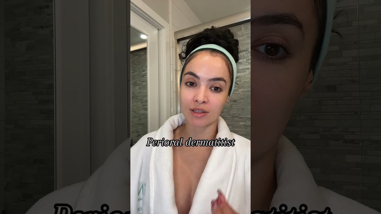 How I clear my Perioral dermatitis . #skincare #perioralDermatitis #dermatips
