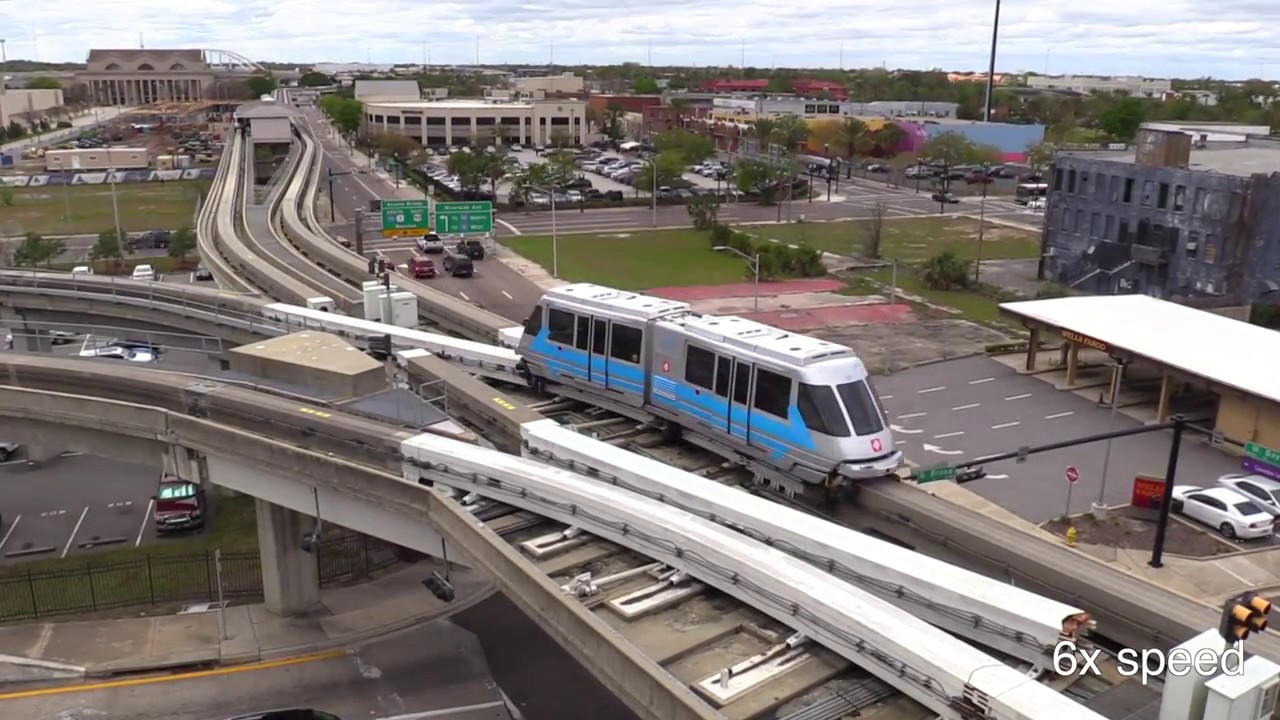 Jacksonville JTA Skyway Monorail switches.