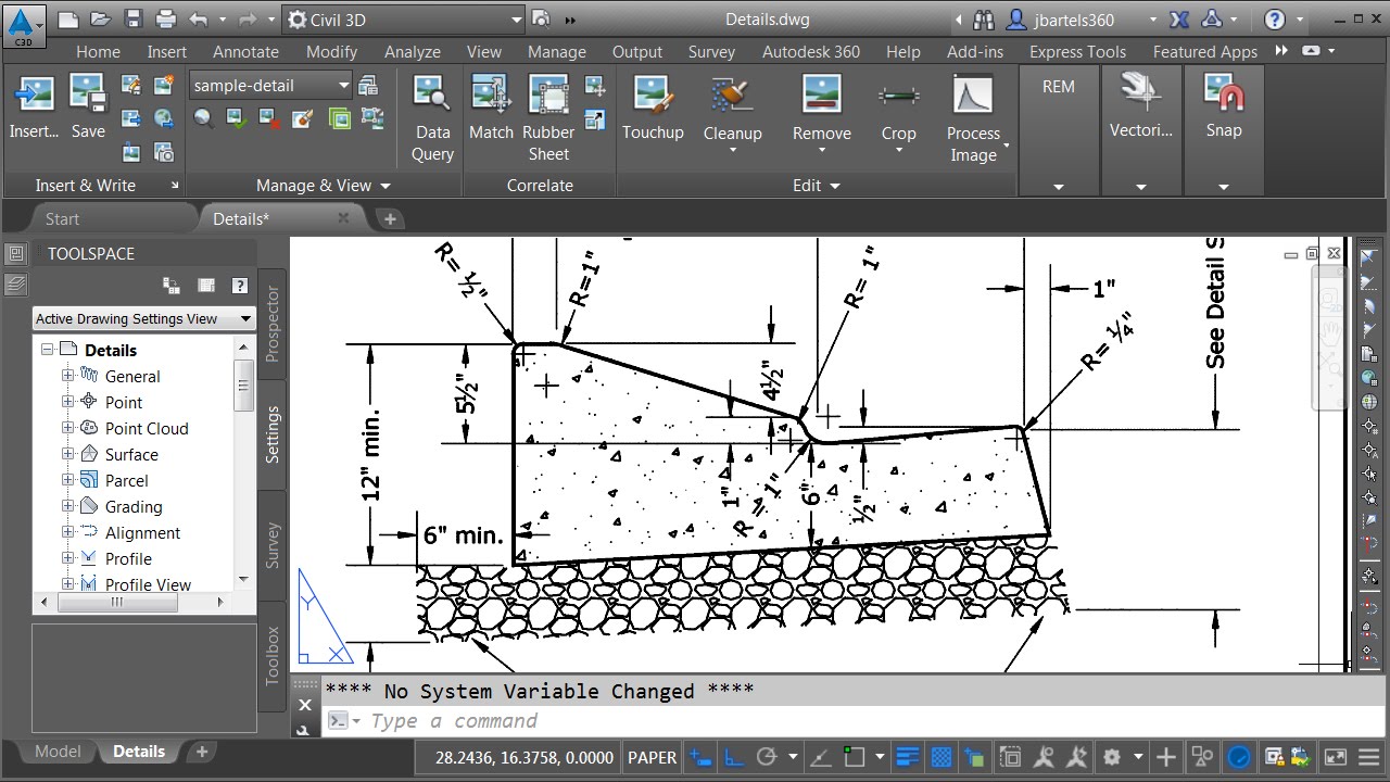 Using AutoCAD Raster Design to Clean Up a Bitonal Image
