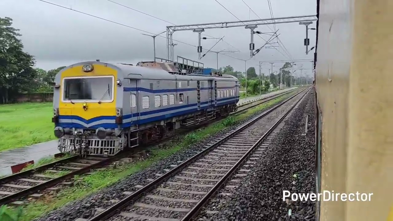 Journey from Jorhat Town- Mariani JN ,Nagaland express #indianrailways #railwayelectrification 