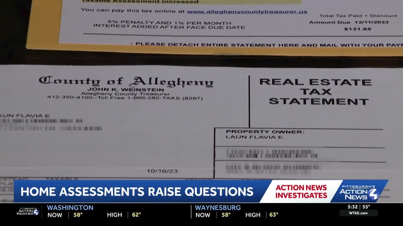 Размер налоговых платежей для домов в Питтсбурге, имеющих одинаковую стоимость, сильно различается.