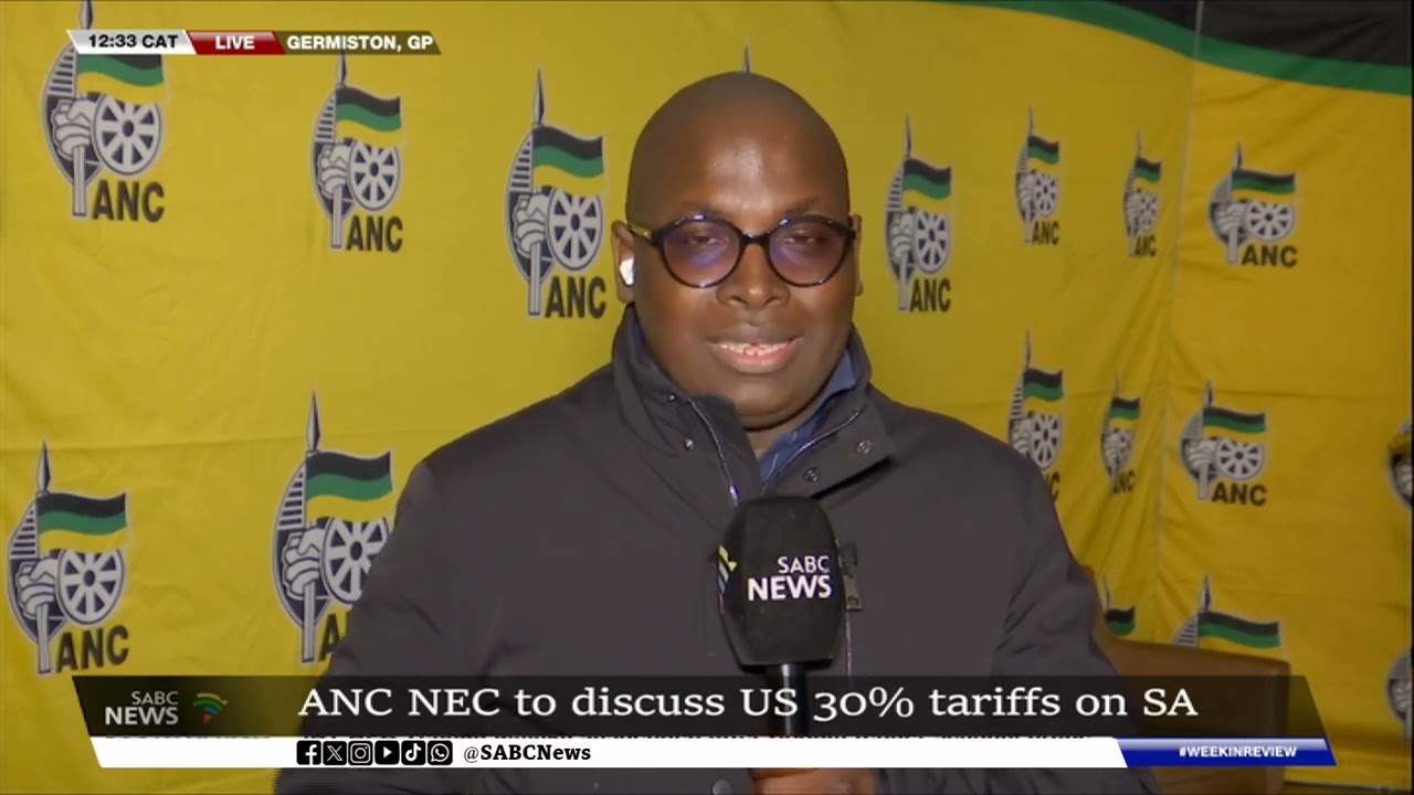 ANC NEC to discuss US 30% tariffs on SA