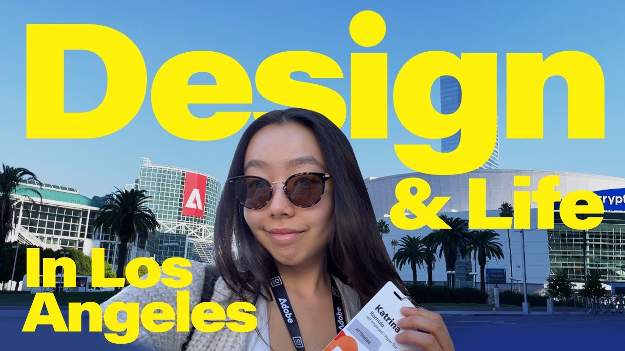 a week in my life as a graphic designer at adobe max (the world's largest creativity conference)
