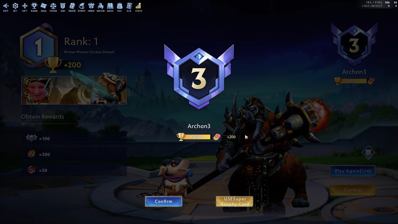 Auto Gladiators - Magnus(Chef) with Health + Chaos + Regen