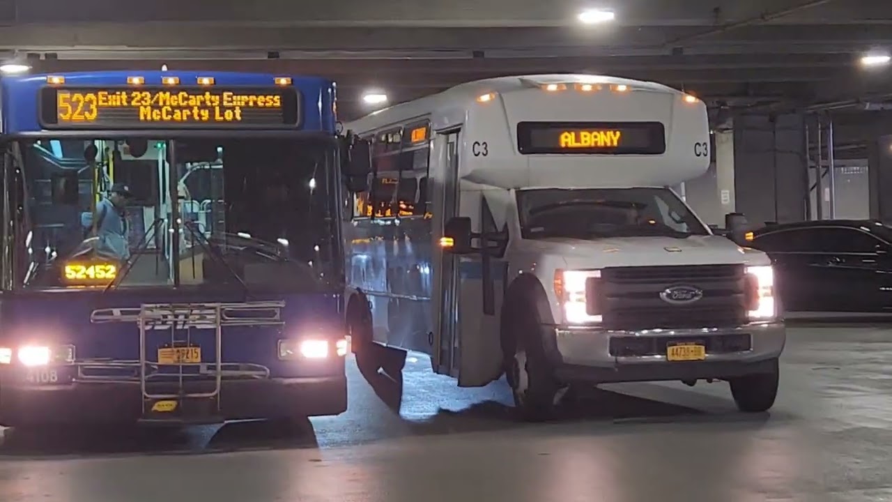 Cdta Bus Action at Empire State Plaza Concourse Bus Station and in Downtown Albany NY, S2EP9 P2