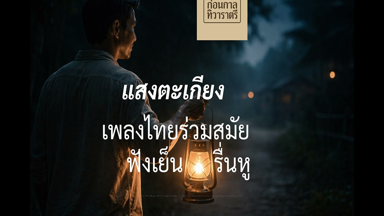 แสงตะเกียง - ก่อนกาลทิวาราตรี | เพลงไทยร่วมสมัย ยุค 80 | ขลุ่ยนำ