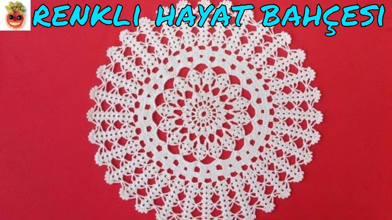 Yuvarlak Dantel Yatak Odası Takımı  -  Anlatımlı Yapılışı  -  Örgü Dantel Oya El İşi