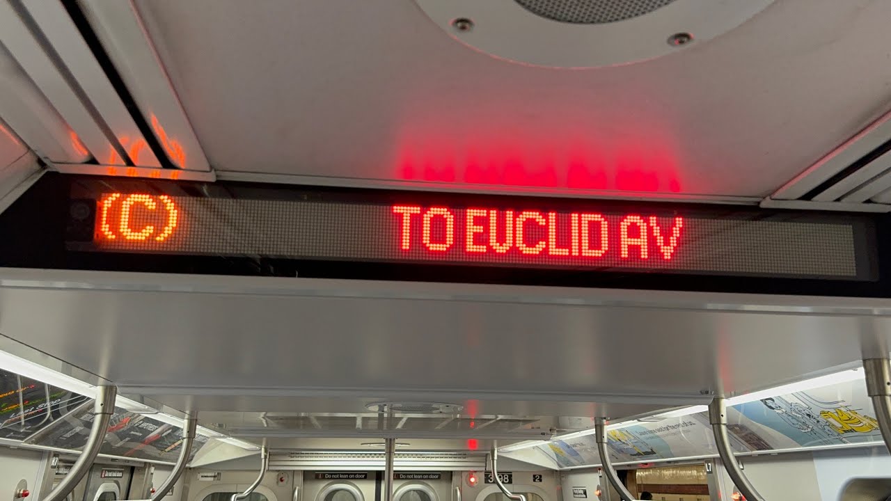 IND 8 Av Local: R179 (C) Train [Washington Heights-168 St to Euclid Av #2]