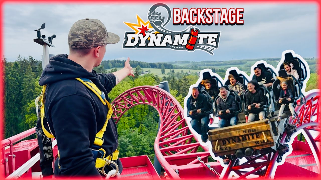 BACKSTAGE bei ACHTERBAHN Dynamite im Freizeitpark PLOHN! |REPORTAGE|