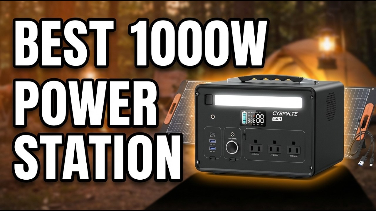Best 1000W Power Station 2026: Top 9 Portable Generators for Backup Power & Off-Grid Living