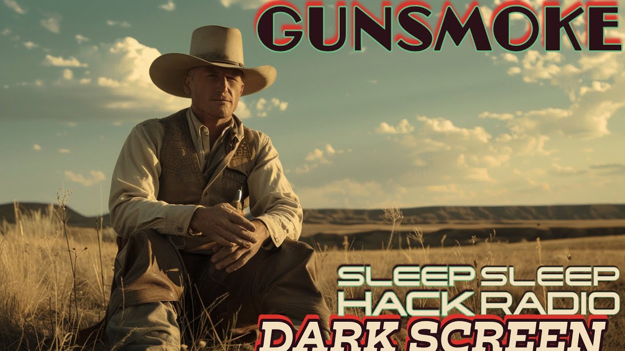 Dark Screen Sleep Radio / Gunsmoke 10 Hour Marathon