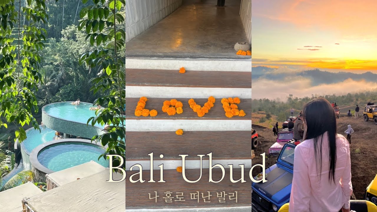 발리 브이로그 🌳 | 혼자 우붓 여행하기 | 내 인생 최고의 일출..ꕤ | bali vlog