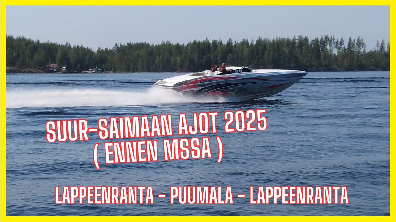Suur Saimaan Ajot 2025. Ennen MSSA (Muistojen Suur-Saimaa Ajot)
