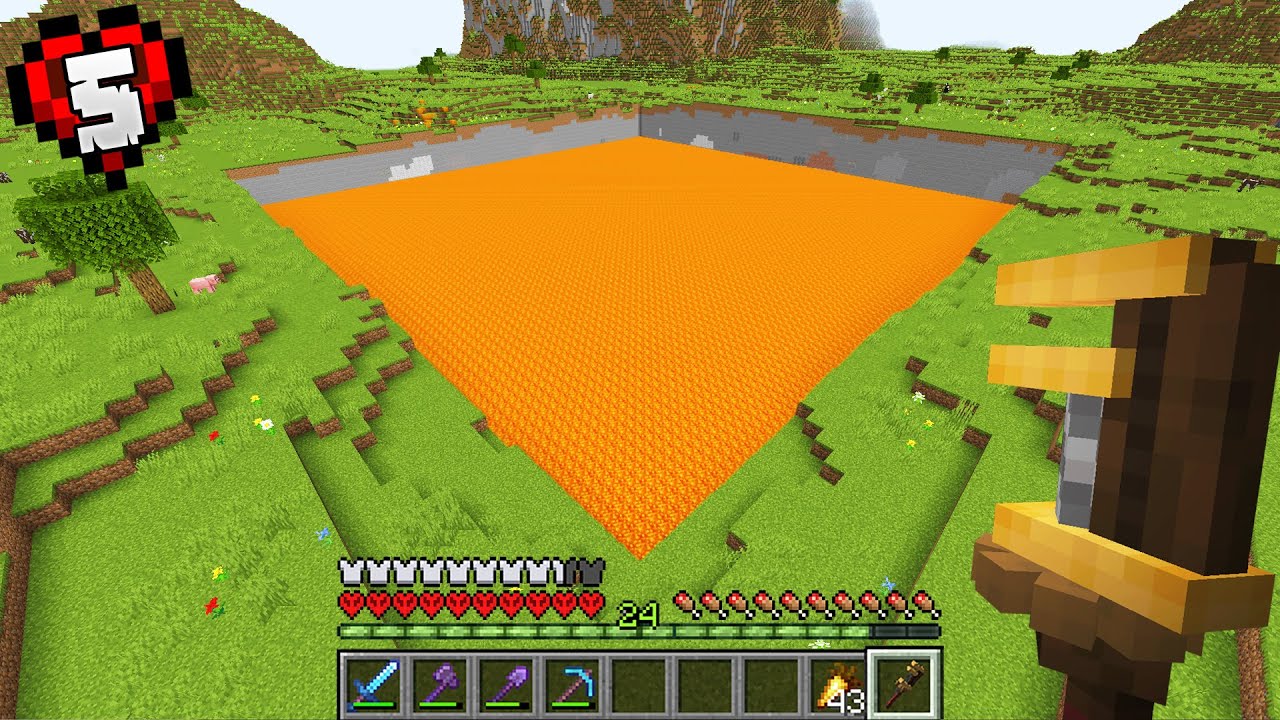 I Built a LAVA FACTORY with Create in Minecraft Hardcore