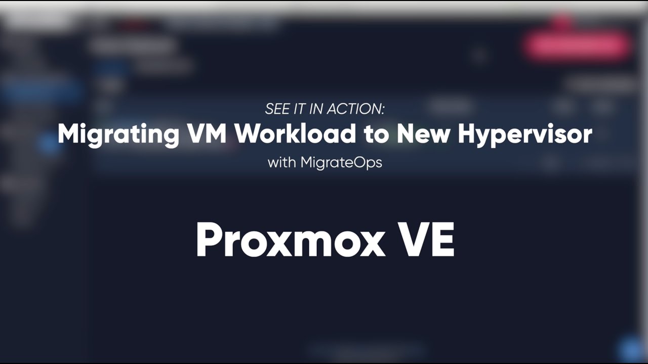 SEE IT IN ACTION: Automated Compute Migration - VMware to Proxmox VE