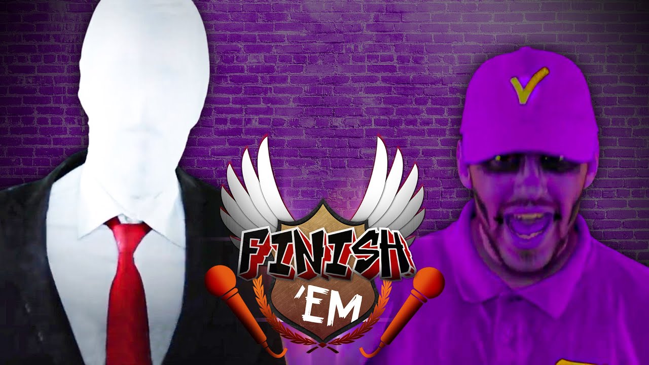 Slender Man vs Purple Guy // FINISH 'EM! (ft. Elbert)