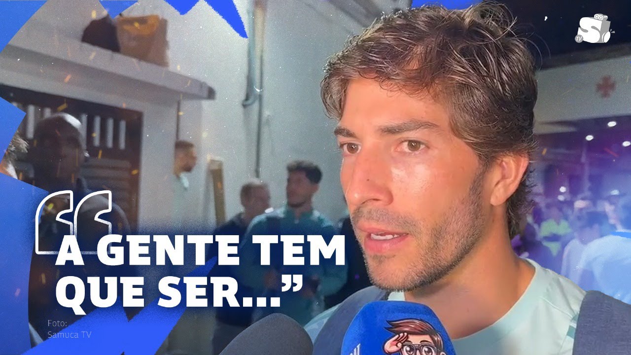 LUCAS SILVA FALA SOBRE LI&Ccedil;&Atilde;O APRENDIDA AP&Oacute;S DERROTA PARA O VASCO