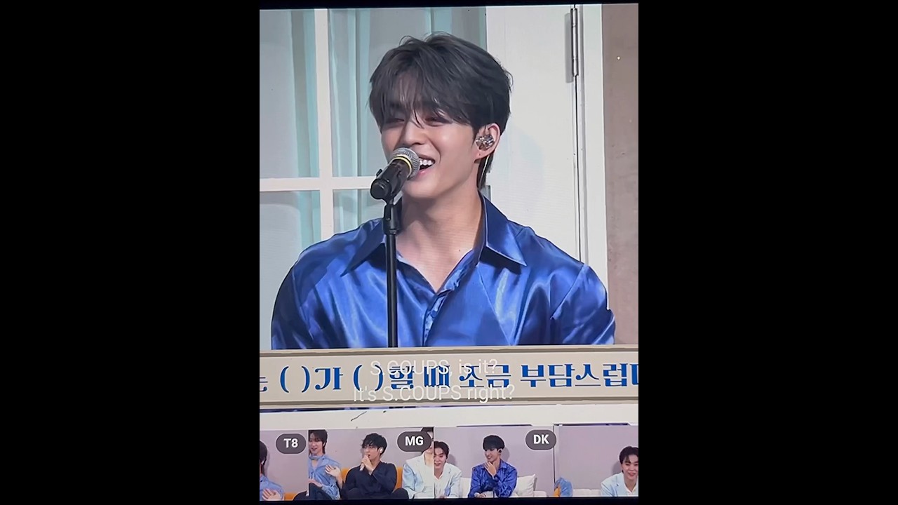 S.coups exposing THE8😳🤣#seventeen#The8#Joshua#Mingyu#Scoups#dk#Minghao#kpop##Vernon#Jun#seungkwan