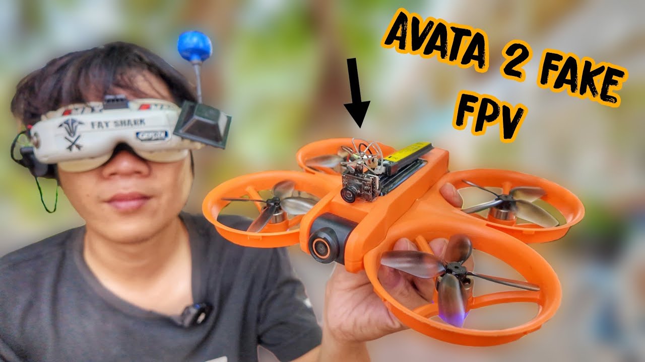 Bay FPV trên Dji Avata 2 fake sẽ như thế nào - Drone s156 mod FPV