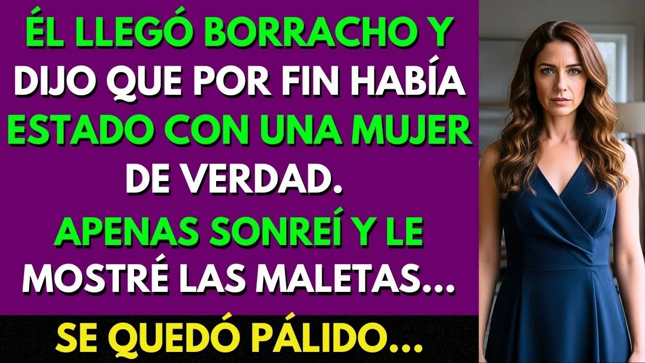“ME DIVERTÍ CON UNA MUJER DE VERDAD”, Dijo Mi Esposo Al Llegar Borracho  Le Señalé Sus Maletas