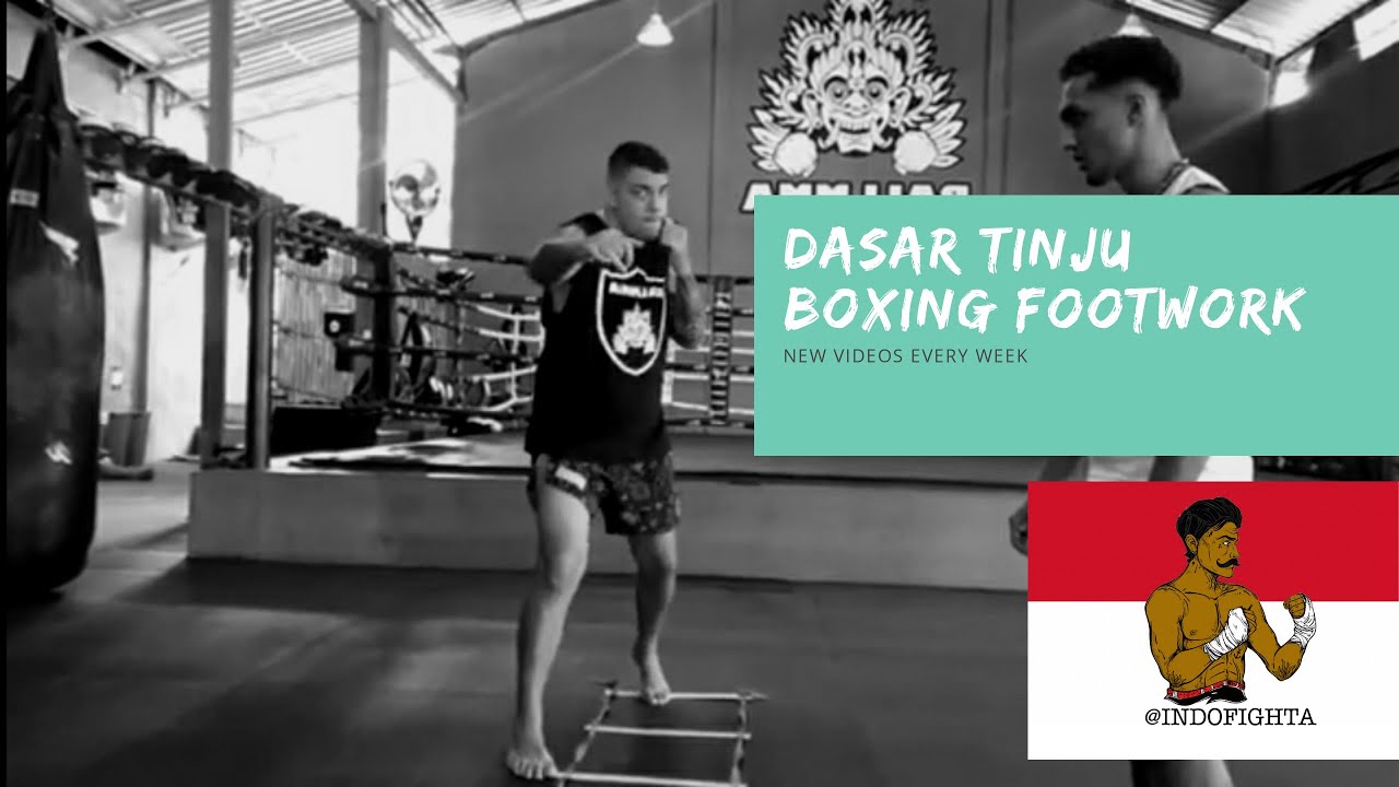 boxing basic 7 drill Footwork dengan Ladder - teknik Dasar tinju - boxing, muay thai, mma