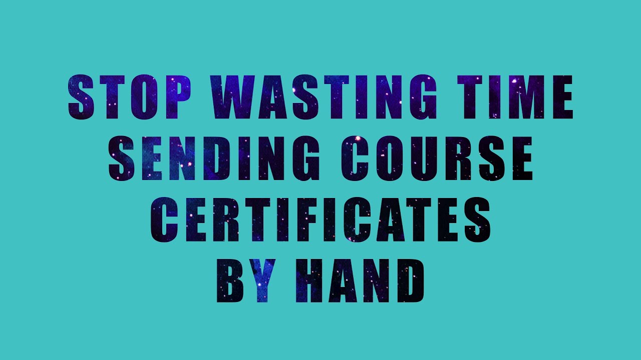 How to Automate Your Course Certificates with Certified Flow