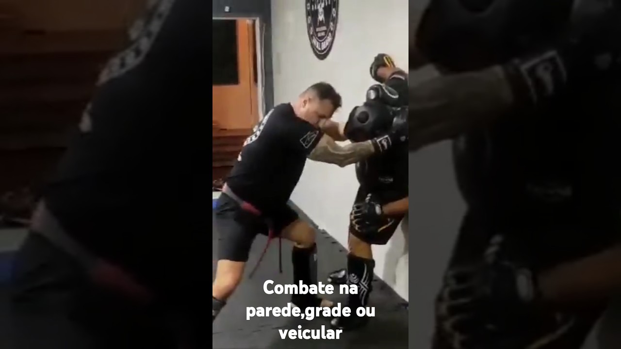 Combate encurralado na parede ou veicular 