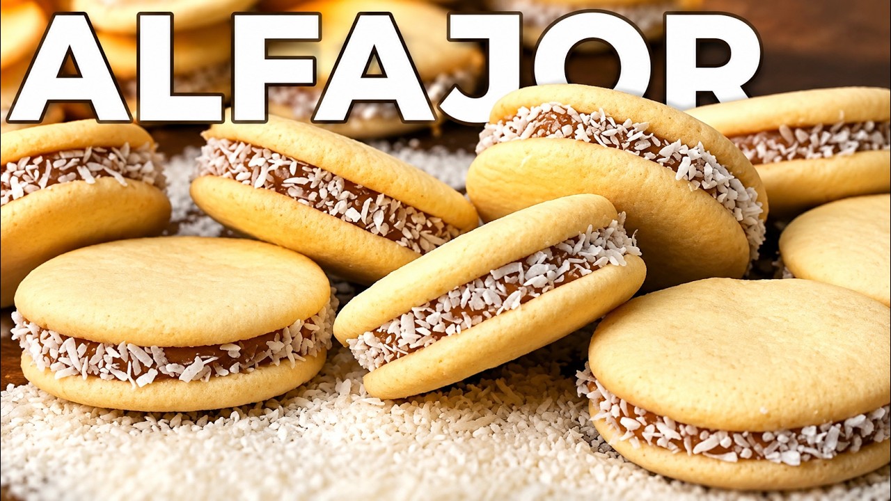 PARECE FEITO DE NUVEM E DERRETE NA BOCA!!! O MELHOR ALFAJOR QUE VOCÊ VAI PROVAR!