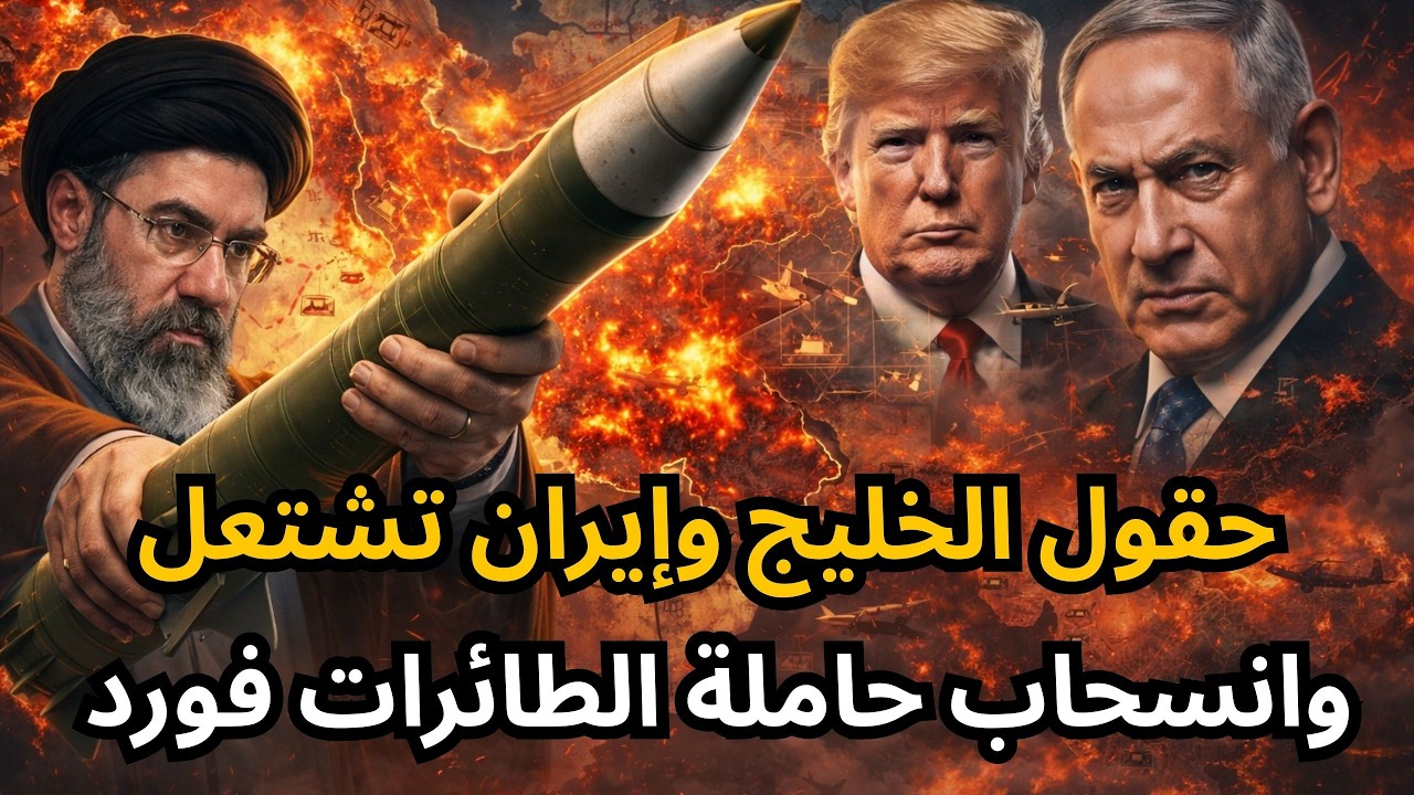🔴كارثة ضرب حقول النفط والغاز يشعل الحرب، وإسرائيل تتمرد على ترامب، وانسحاب حاملة الطائرات الأميركية