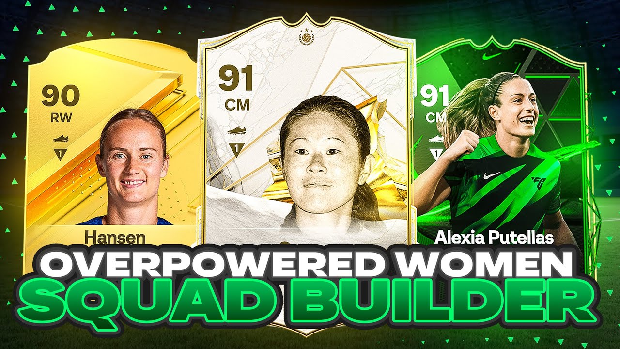 USING THE MOST OP FULL WOMENS TEAM ON FC24!