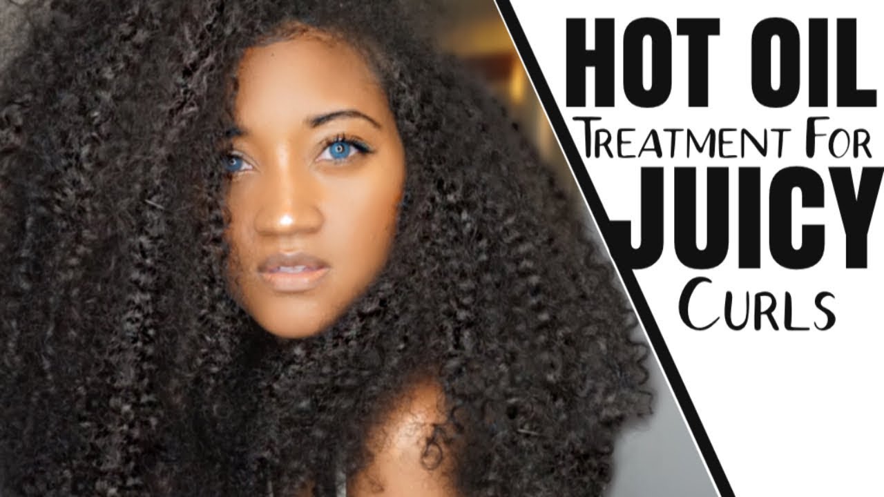 DIY Hot Oil Treatment for Curly Natural Hair | Victoria Victoria