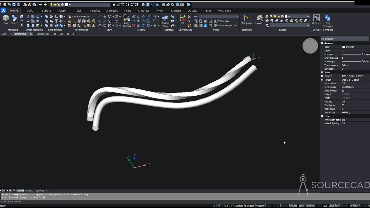 Basics of 3D modeling in BricsCAD: Part 2 of 2
