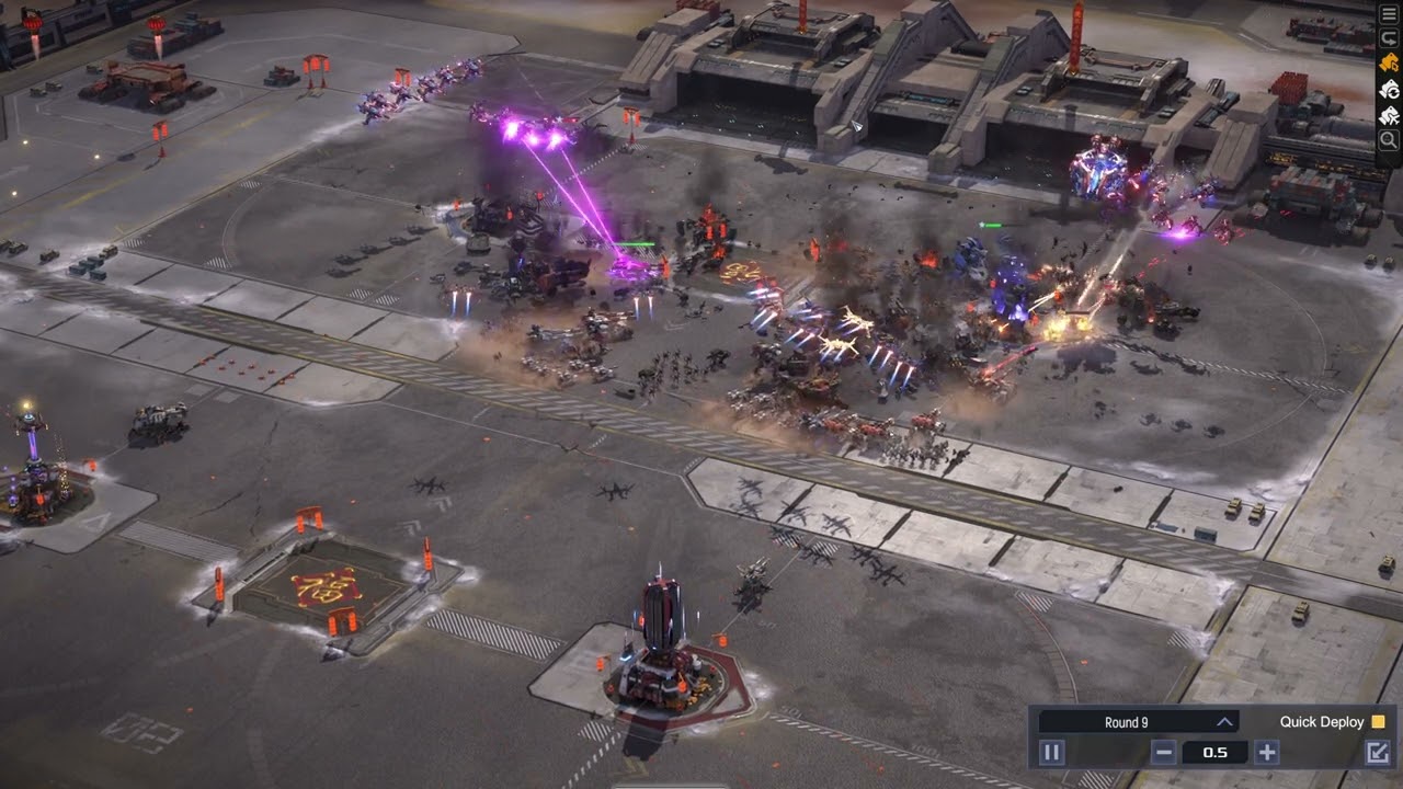 Mechabellum: Slow Motion Replay of Final Round Of A Decent Win